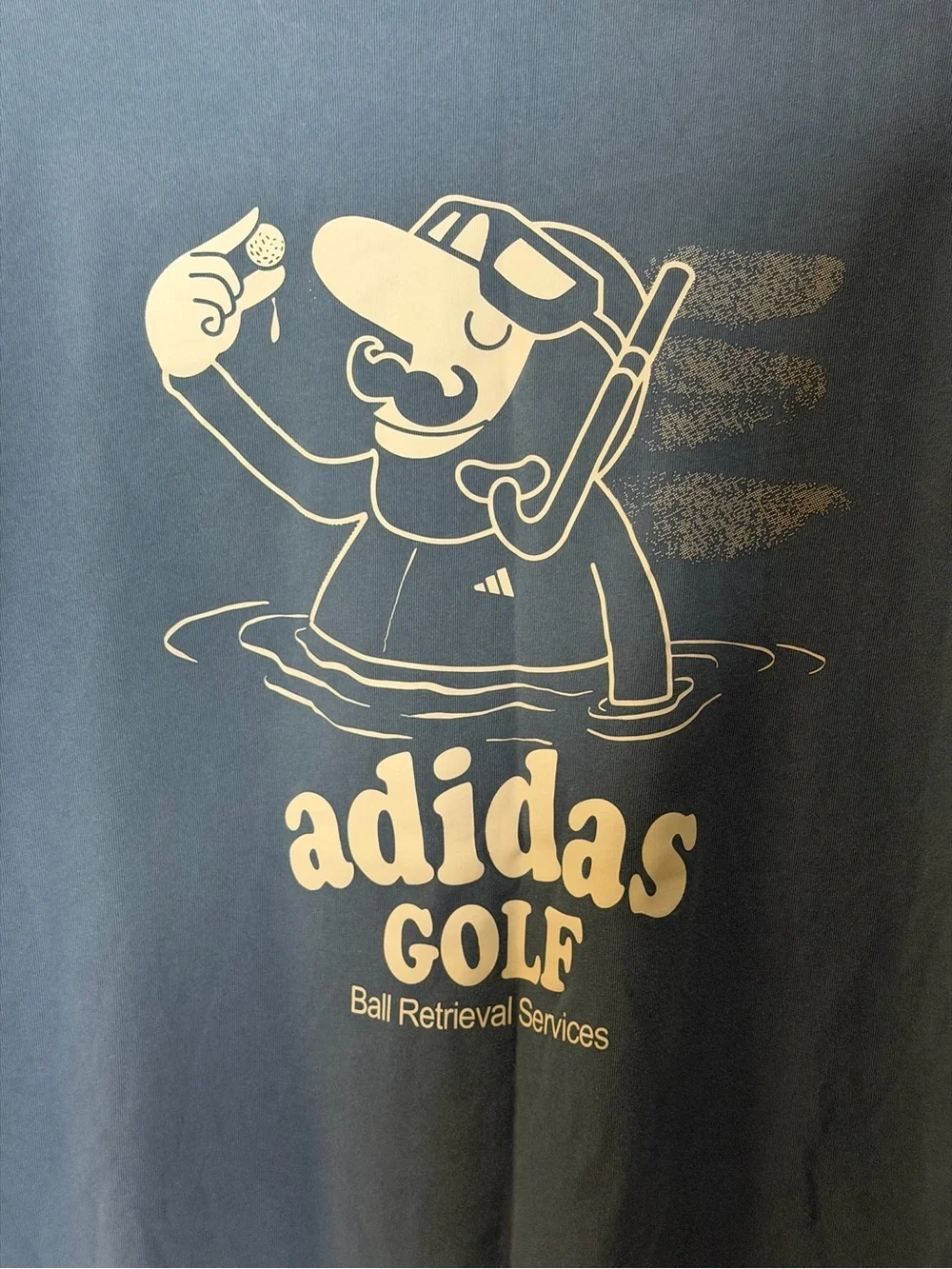Adidas Golf Ball Retrieval Services Sample Pocket T-Shirt Men’s XL